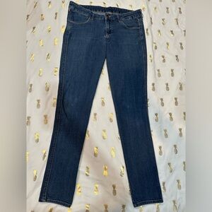 & DENIM by H&M Medium-Blue Denim Skinny Low Waist Jeans Size 31/32